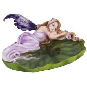 Laying on a Lily Pad Fairy Dish