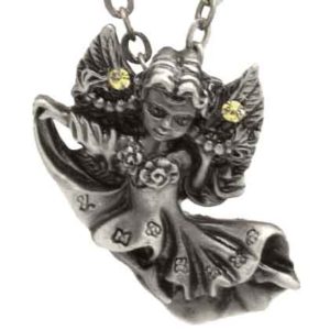 Yellow Angel Necklace