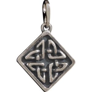 Celtic Square Quaternary Knot Pendant