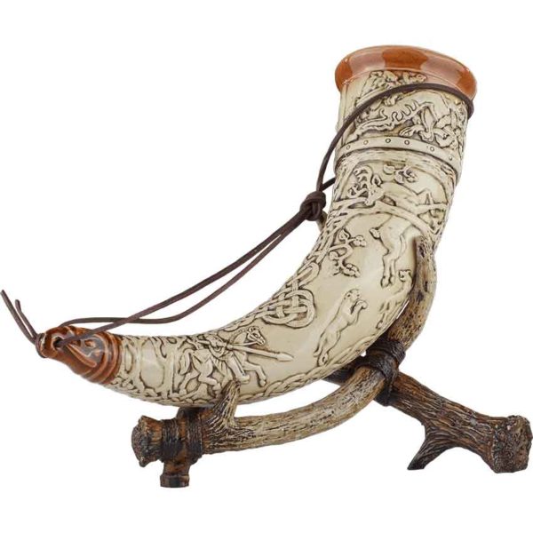 Drinking Horn of Cu Chulainn with Stand