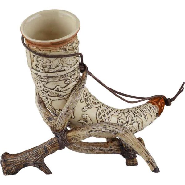 Drinking Horn of Cu Chulainn with Stand
