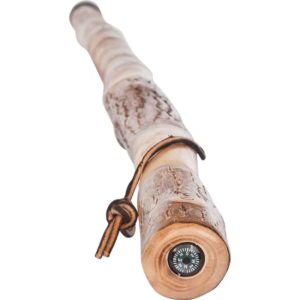 55 Inch Spiral Walking Stick with Compass