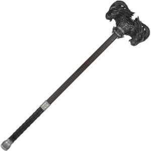 Black Calfera Two-Handed LARP Hammer