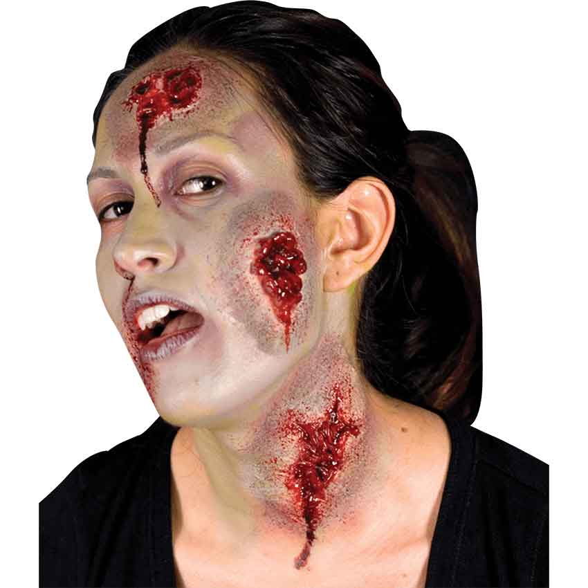 3 Piece Oozing Wounds Latex Appliance Set