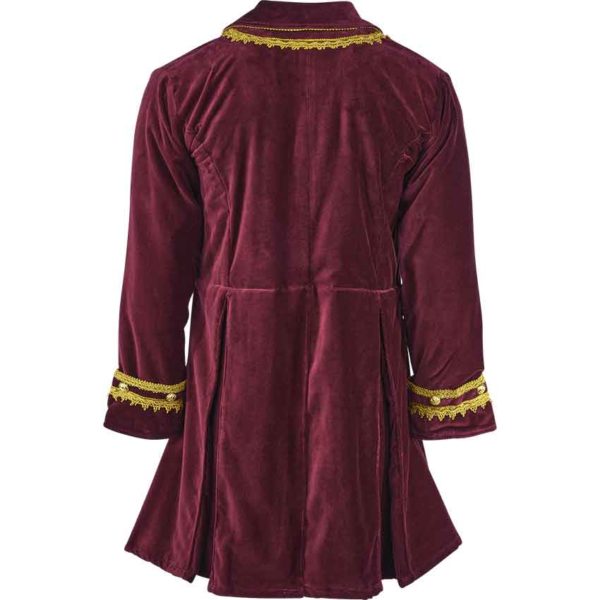 Magnificent Pirates Captain Easton Velvet Coat