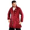 Pirates Captain England Red Velvet Coat