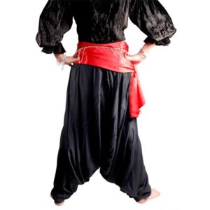 Satin Pirate Sash Bandana