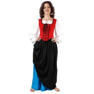 Double-Layer Medieval Skirt