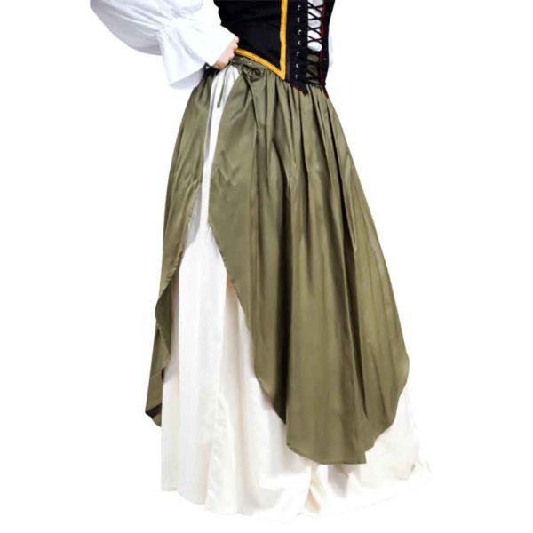 Medieval Skirt With Apron