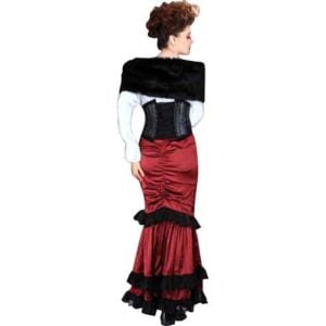 Steampunk Striped Underbust Corset