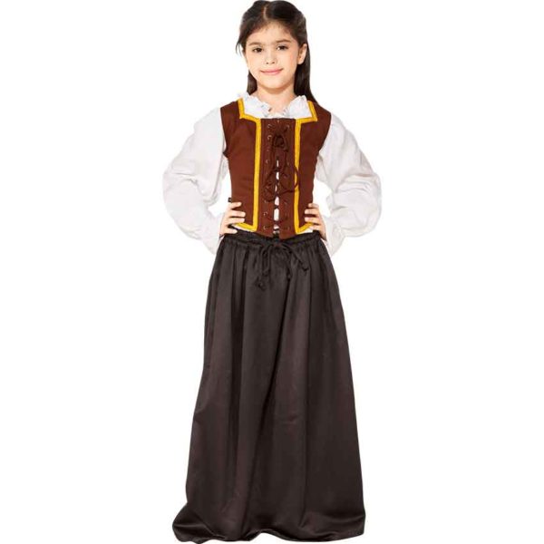 Girls Simple Medieval Skirt