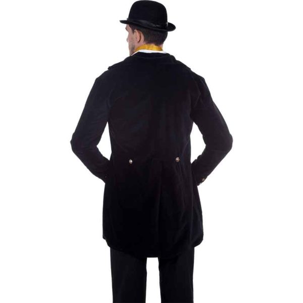 Black Velvet Gentlemans Tailcoat