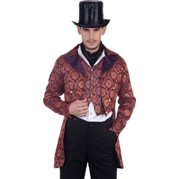 Steampunk Opera Brocade Tailcoat