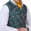 Double-Breasted Brocade Vest