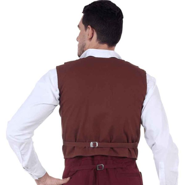 Double-Breasted Engineer Vest