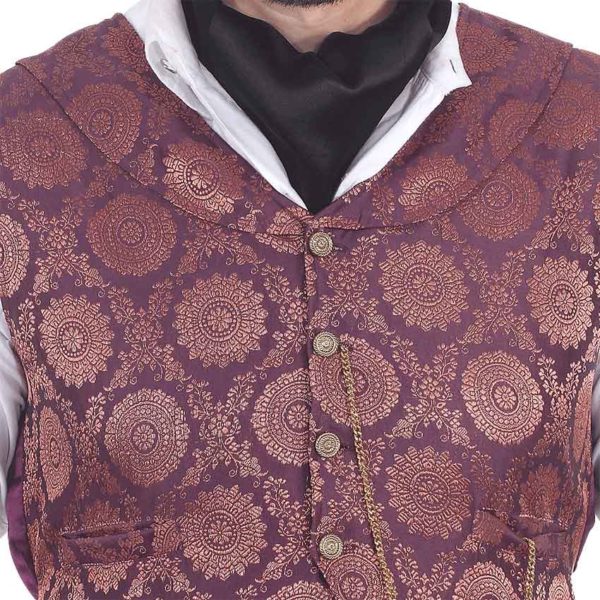 Steampunk Brocade Opera Vest