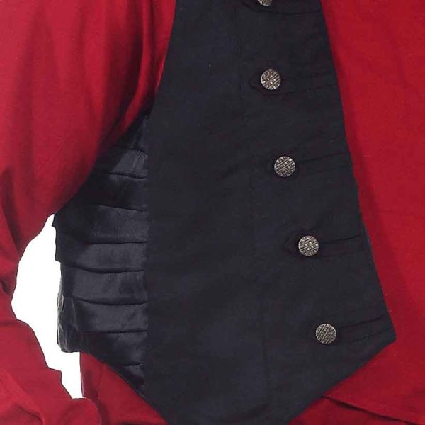Black Suede Lafayette Vest