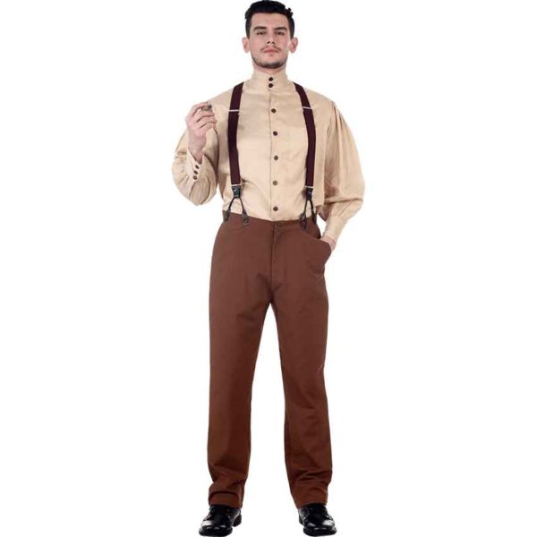 Classic Brown Steampunk Trousers