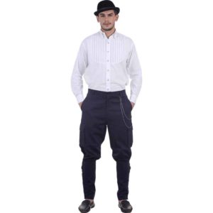 Blue Airship Steampunk Trousers