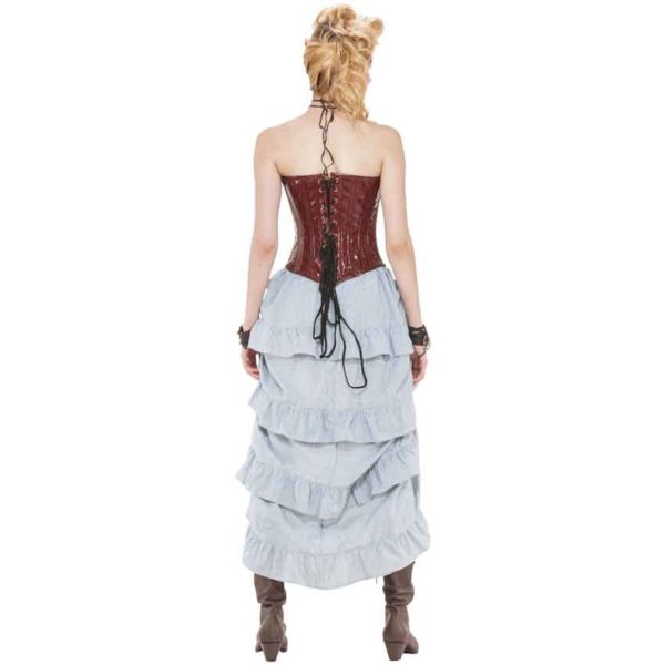 Steampunk Pinstripe Skirt