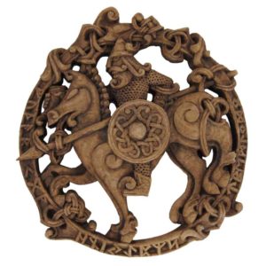 Norse Odin and Sleipnir Plaque