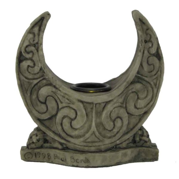 Horned Moon Candle Holder