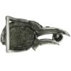 Pewter Raven Belt Buckle