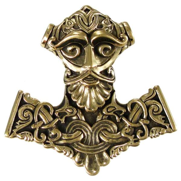 Bronze Thor's Hammer Pendant