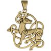 Bronze Celtic Knot Stag Pendant