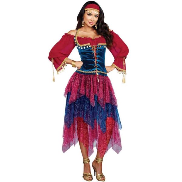 Womens Mina Gypsy Costume