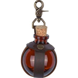 Small Round Glass Bottle
