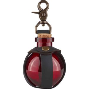 Small Round Glass Bottle