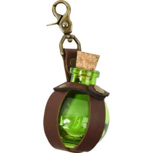 Small Round Glass Bottle