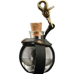 Small Round Glass Bottle