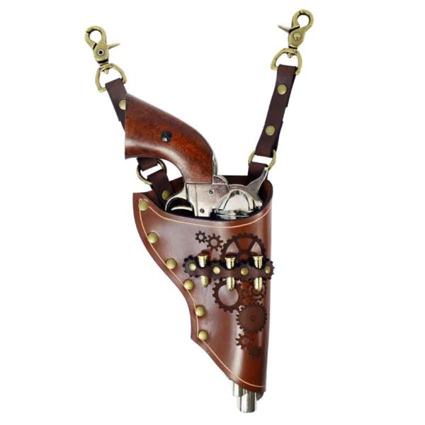 Geared Steampunk Pistol Holster