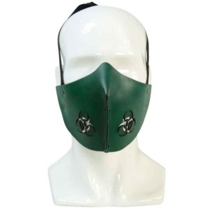 Leather Biohazard Mempo Mask