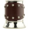 Medieval Tankard with Studded Leather Wrap