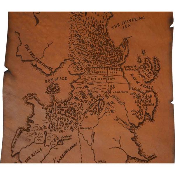 Leather Map of Westeros