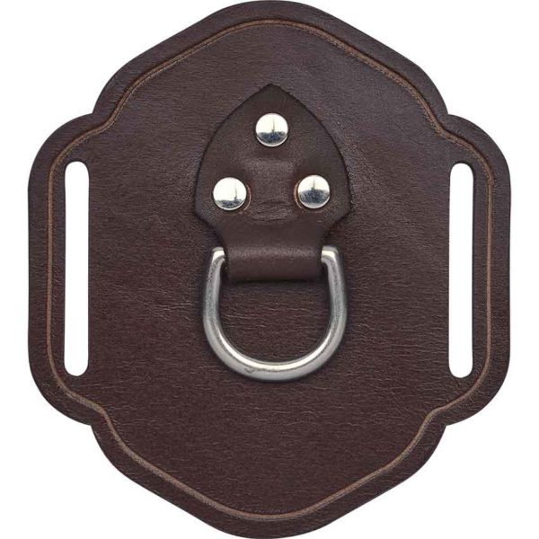 Leather Belt Slide with D-Ring