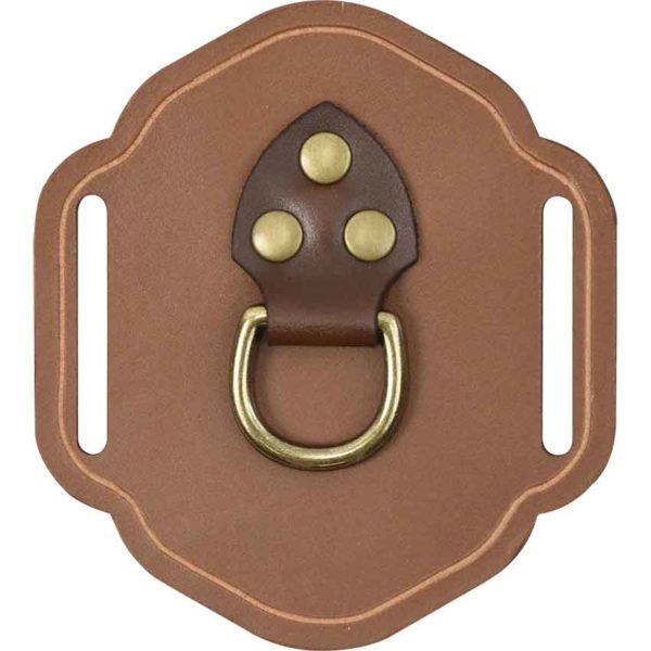 Leather Belt Slide with D-Ring