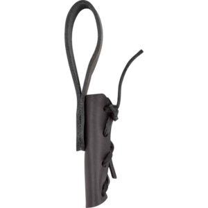Laced Leather Wand Frog