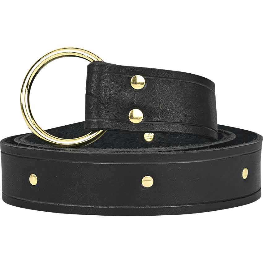 Simple Studded Ring Belt