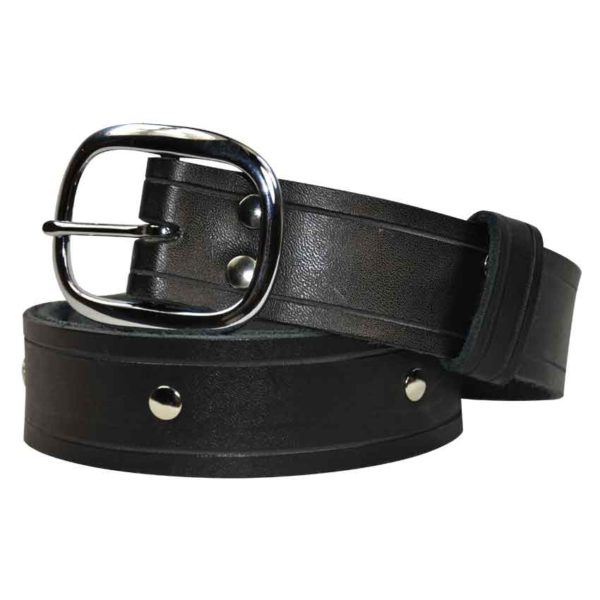 Simple Studded Buckle Belt