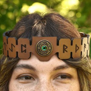 Viking Rune Leather Headband
