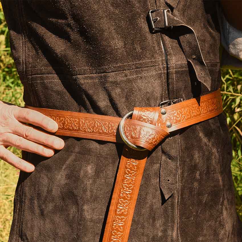 Woodland Embossed Ring Belt