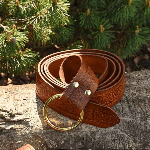 Woodland Embossed Ring Belt