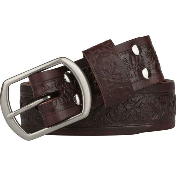 Woodland Embossed Buckle Belt