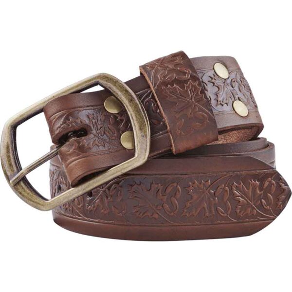 Woodland Embossed Buckle Belt