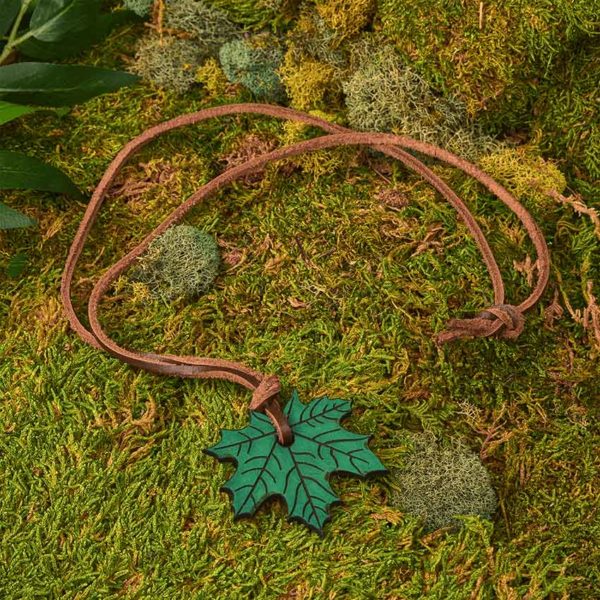 Woodland Warrior Leaf Necklace