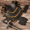 Savage Warrior Leather Armour with Pauldrons